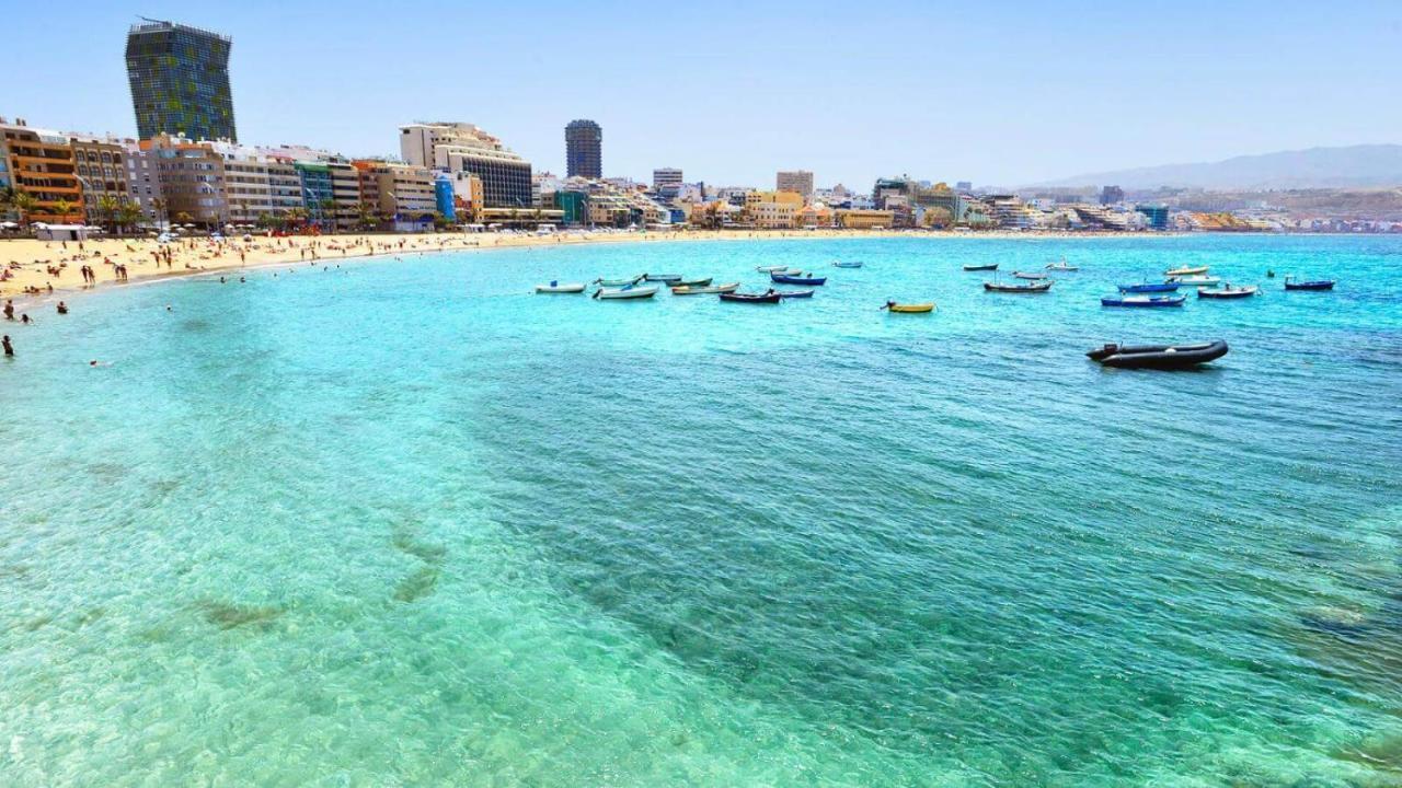 Estudio Con Terraza Vista Mar Las Palmas de Gran Canária Exterior foto