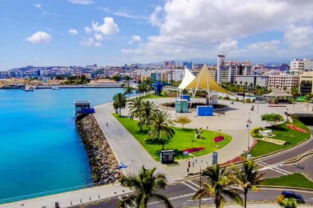 Estudio Con Terraza Vista Mar Las Palmas de Gran Canária Exterior foto